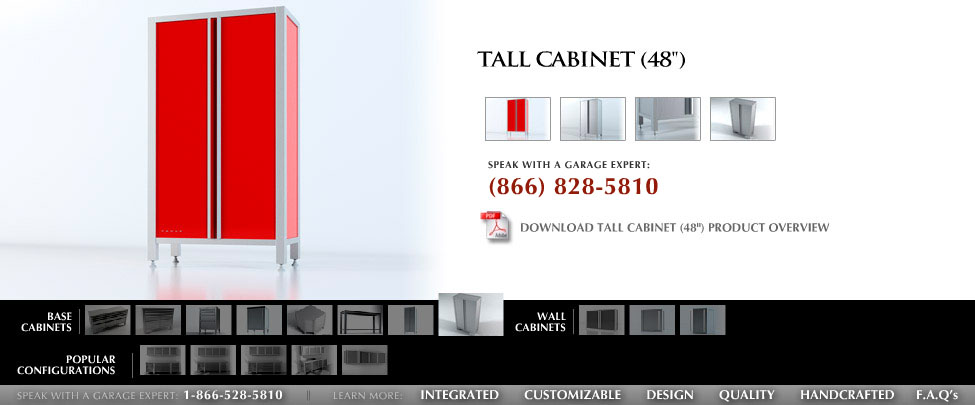 Tall Cabinet 48inch, Garage Cabinet | Vault
