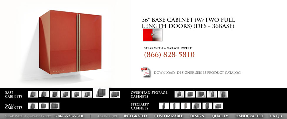 Full Length Door Base Cabinet, Garage Cabinet | Vault