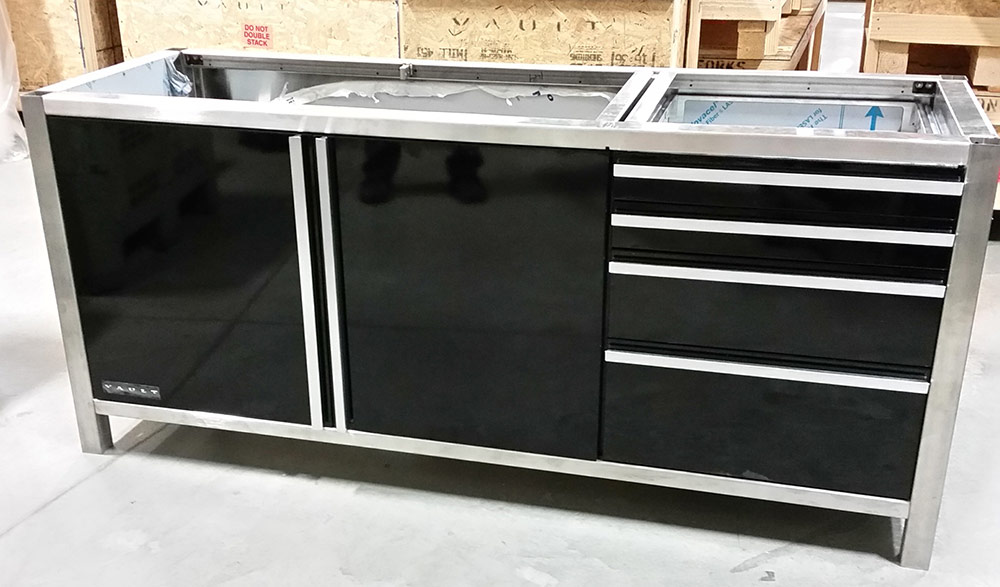 Custom Sink Unit Designed and Built for Client in Idaho
