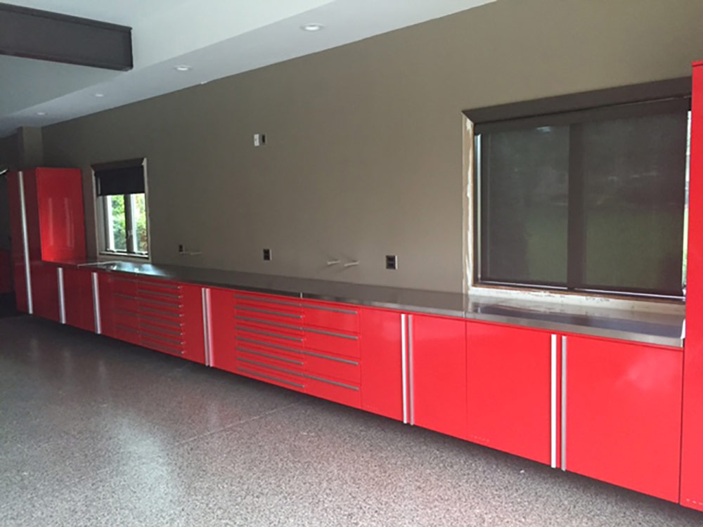 Don Cooper of Cooper Service - Designer Series Cabinets by VAULT in red