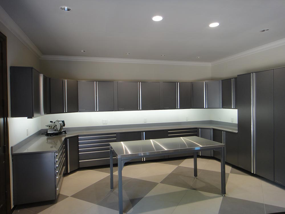 Designer Series Garage Cabinets by VAULT VAULT Custom Garage Design